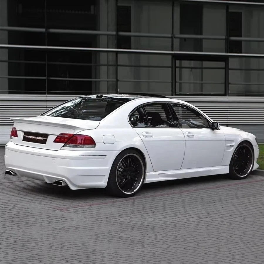 2002-2004 for  7 Series E65 Body Kit New Front & Rear Bumper Side Skirts & Fenders with Exhaust Cut-Outs